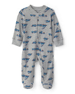 Carter's Baby Boy Train Print 2-Way Zip-Up Footie Coverall