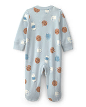 Afbeelding in Gallery-weergave laden, Carter's Baby Boy Cookies &amp; Milk Print 2-Way Zip-Up Footie Coverall
