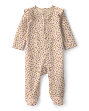 Afbeelding in Gallery-weergave laden, Carter's Baby Girl Floral Print 2-Way Zip-Up Footie Coverall
