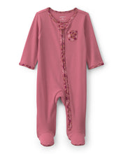 Cargar imagen en el visor de la galería, Carter's Baby Girl Pink Floral Print 2-Way Zip-Up Footie Coverall
