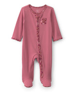Carter's Baby Girl Pink Floral Print 2-Way Zip-Up Footie Coverall