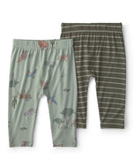Carter's PurelySoft 2pc Baby Boy Green Animal Print Pants Set