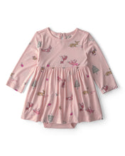 Load image into Gallery viewer, Carter's Purelysoft Baby Girl Pink Woodland Romper Dress
