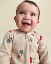 Cargar imagen en el visor de la galería, Carter's Baby Boy Farm Animals Print 2-Way-Zip Coverall
