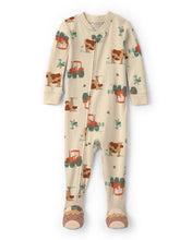 Cargar imagen en el visor de la galería, Carter's Baby Boy Farm Animals Print 2-Way-Zip Coverall
