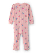 Afbeelding in Gallery-weergave laden, Carter's Baby Girl Pink Floral Print 2-Way-Zip Coverall
