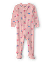 Afbeelding in Gallery-weergave laden, Carter's Baby Girl Pink Floral Print 2-Way-Zip Coverall
