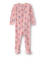 Carter's Baby Girl Pink Floral Print 2-Way-Zip Coverall