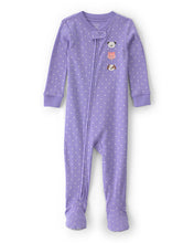 Load image into Gallery viewer, Carter's Baby Girl Purple Cat &amp; Dog Print 2-Way-Zip Coverall
