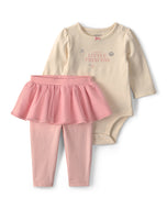 Carter's 2pc Baby Girl Daddy's Little Princess Long-Sleeve Bodysuit & Legging Set