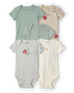 Carter's 5pc Baby Boy Farm Animals Bodysuit Set