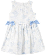 Carter's Toddler Girl Ivory Blue Bunny Easter Dress