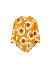 Load image into Gallery viewer, Carter&#39;s 1pc Baby Girl Sunflower Rashguard Swimsuit
