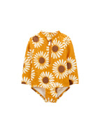 Carter's 1pc Baby Girl Sunflower Rashguard Swimsuit