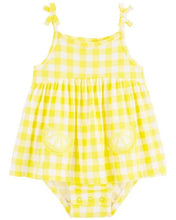 Load image into Gallery viewer, Carter&#39;s Baby Girl Yellow Lemon Sunsuit
