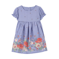 OshKosh Baby Girl Blue Floral Dress