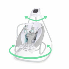 Cargar imagen en el visor de la galería, Ingenuity 2-in-1 Multi-Direction Compact Vibrating Baby Swing &amp; Rocker - Raylan (with music)

