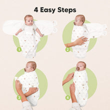 Afbeelding in Gallery-weergave laden, Keababies 3-Pack Soothe Zippy Swaddle Wraps - Forest
