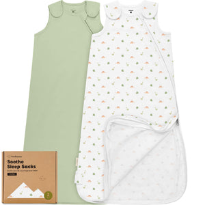 Keababies 2-Pack Soothe Sleep Sacks - Roarsome