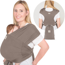 Load image into Gallery viewer, Keababies D-Lite Baby Wrap Carrier - Copper Gray
