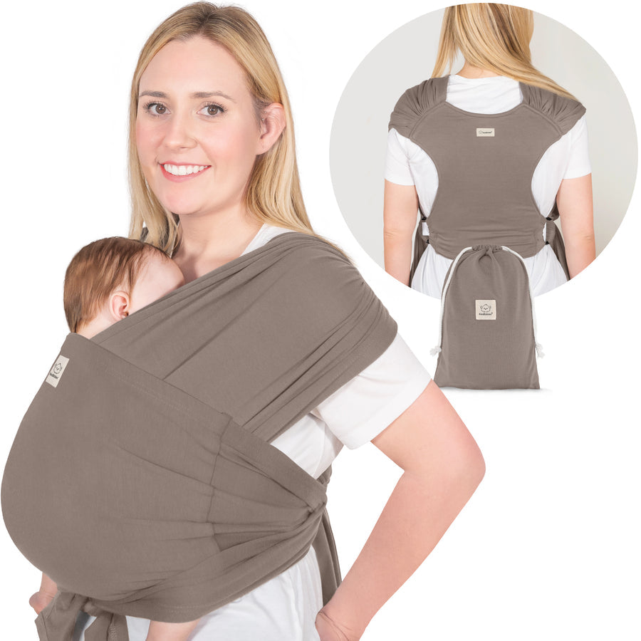 Keababies D-Lite Baby Wrap Carrier - Copper Gray