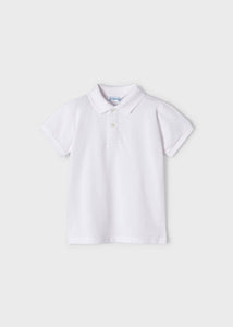 Mayoral Kid Boy White Polo