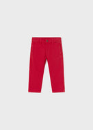 Mayoral Baby Boy Red Slim Fit Chino Pants