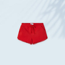 Carregar imagem no visualizador da galeria, Short de chenille vermelho Mayoral Kid Girl
