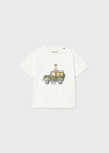 Load image into Gallery viewer, Mayoral Toddler Boy White Safari Jeep Tee
