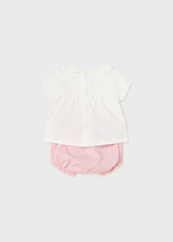 Afbeelding in Gallery-weergave laden, Mayoral 4pc Baby Girl Blush Hearts Tops and Shorts Set
