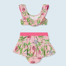Afbeelding in Gallery-weergave laden, Mayoral Baby Girl Pink Flamingo Bikini with Sarong Set
