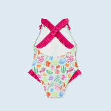 Load image into Gallery viewer, Mayoral Baby Girl Fish Printed Swimsuit
