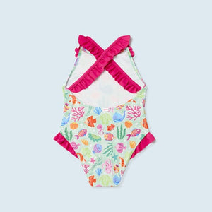 Mayoral Baby Girl Fish Printed Swimsuit
