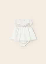 Load image into Gallery viewer, Mayoral Baby Girl Gold Glitter Tulle Dress

