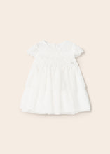 Afbeelding in Gallery-weergave laden, Mayoral Baby Girl White Guipure Lace Dress
