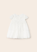 Cargar imagen en el visor de la galería, Mayoral Baby Girl White Guipure Lace Dress
