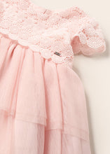 Cargar imagen en el visor de la galería, Mayoral Baby Girl Rose Guipure Lace Dress
