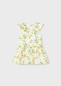 Mayoral Baby Girl White with Yellow Flowers Dress