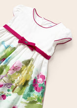 Load image into Gallery viewer, Mayoral Baby Girl White Swan Lake Printed Dress
