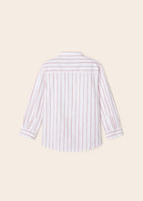 Afbeelding in Gallery-weergave laden, Mayoral Kid Boy White and Red Striped Long sleeve Shirt
