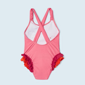 Mayoral Kid Girl Pink Parrot Swimsuit