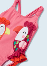 Cargar imagen en el visor de la galería, Mayoral Kid Girl Pink Parrot Swimsuit

