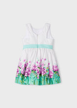 Load image into Gallery viewer, Mayoral Kid Girl White Aqua Printed Dress
