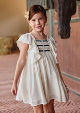 Load image into Gallery viewer, Mayoral Kid Girl Crème Embroidered Dress
