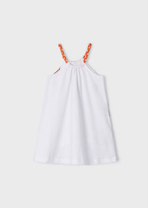 Mayoral Kid Girl White Be Cool Printed Dress