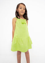 Load image into Gallery viewer, Mayoral Kid Girl Lime Embroidered Dress
