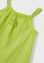 Load image into Gallery viewer, Mayoral Kid Girl Lime Embroidered Dress
