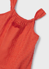 Cargar imagen en el visor de la galería, Mayoral Kid Girl Orange Embroidered Dress
