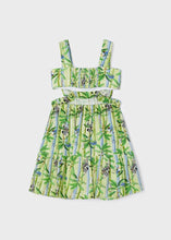 Load image into Gallery viewer, Mayoral Kid Girl Green Animal Printed Bow Dress
