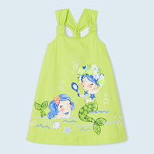 Load image into Gallery viewer, Mayoral Kid Girl Lime Mermaid Dress
